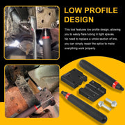 DURAFORCE 33260 Low Profile Brake Line Single/Double Flaring Tool For 3/16" 1/4" Tubing