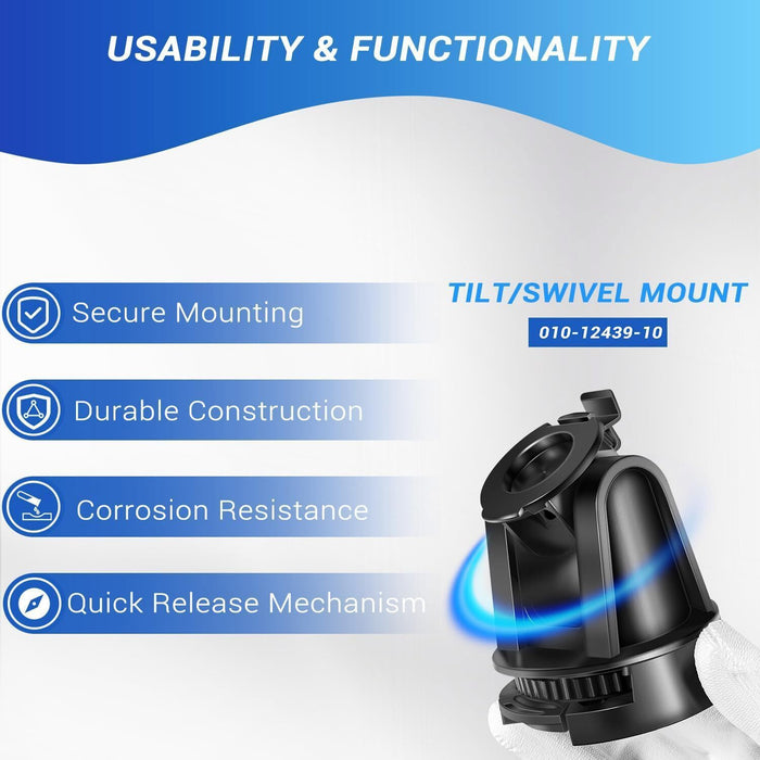 DURAFORCE 010-12439-10 Tilt/Swivel Mount Replacement for Garmin Striker 4/Plus 4/4Cv