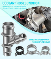 DURAFORCE Repalce for 47157 Coolant Hose Junction For Cadillac Chevrolet GMC 1999-2013
