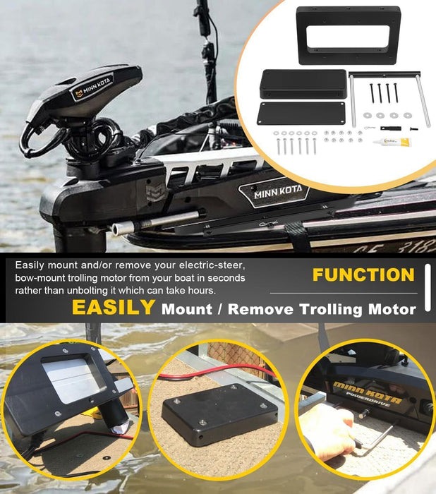 DURAFORCE 1854064 MKA-64 Quick Release Bracket For Ulterra, Terrova, PowerDrive, Black