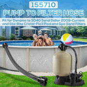 DURAFORCE 155710 Pool Filter Pump Hose Assembly For Pentair Sand Dollar Sand Filters 30"
