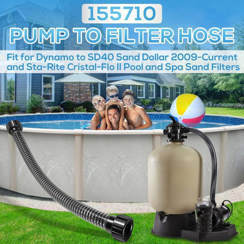 DURAFORCE 155710 Pool Filter Pump Hose Assembly For Pentair Sand Dollar Sand Filters 30"
