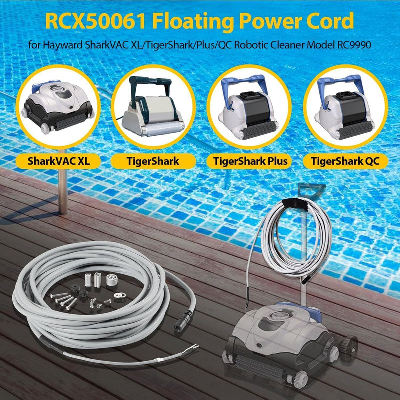 DURAFORCE RCX50061 Floating Power Cord Tigershark Tiger shark QC Robotic Cleaner RC9990