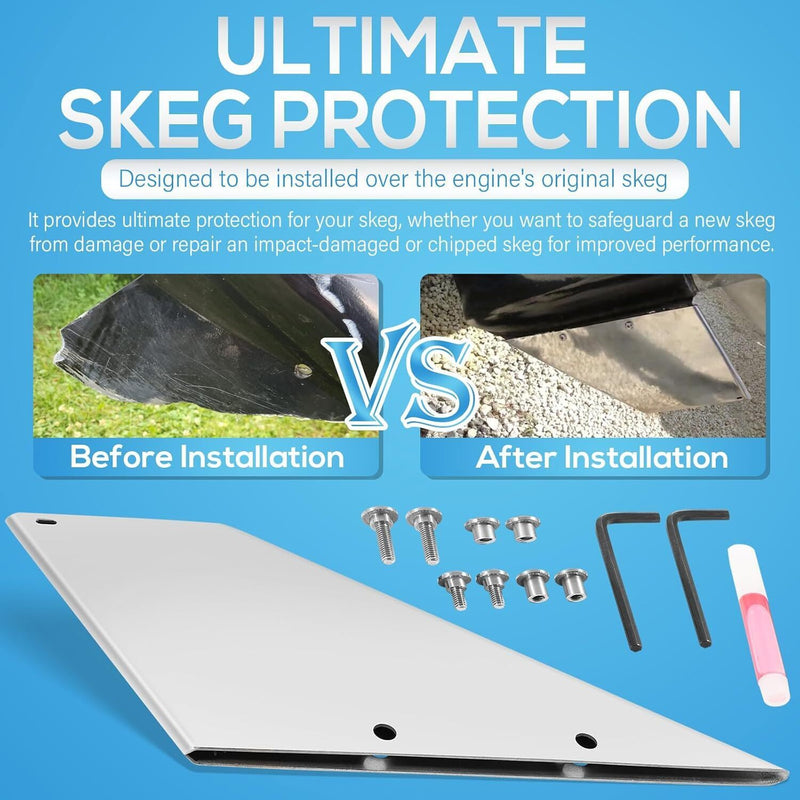 DURAFORCE 35-SS625 Skeg Guard for Mercury/Mariner Honda Yamaha Nissan Tohatsu Force Models