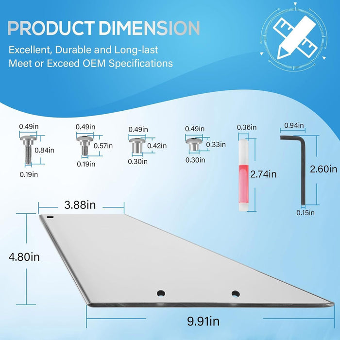 DURAFORCE For Evinrude Johnson 2-Stroke 1980-2001 Skeg Guard Safe-Skeg Protector 35-SS635
