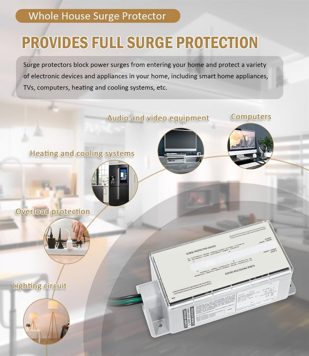 DURAFORCE FS100 Whole House Surge Protection Device Replacement for Siemens FS100