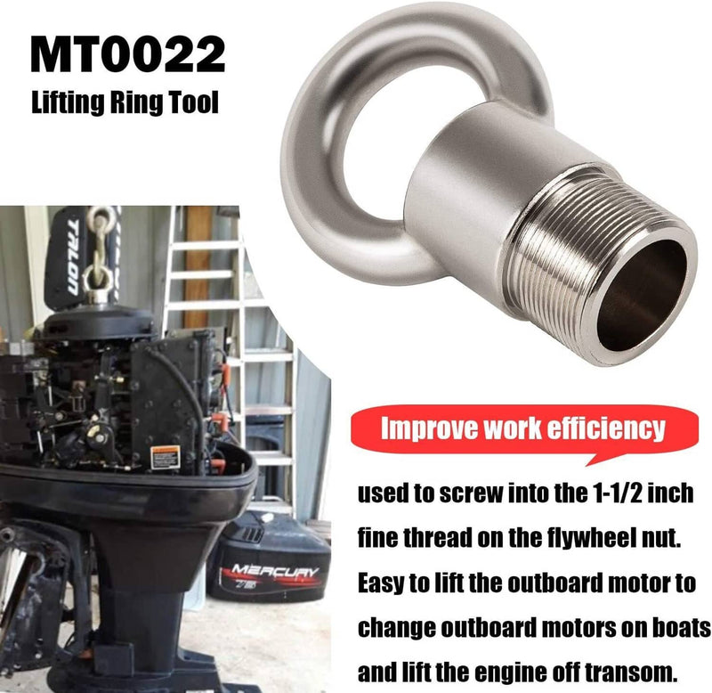 DURAFORCE Outboard Lifting Ring Tool MT0022 Lifting Adapter MT0025 for Mercury Yamaha