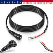 DURAFORCE PC12 Power Cord 6' Power Cable for Humminbird SOLIX ION ONIX Fishfinder 720085-1
