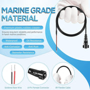 DURAFORCE PC12 Power Cord 6' Power Cable for Humminbird SOLIX ION ONIX Fishfinder 720085-1