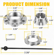 DURAFORCE Washer Basket Drive Hub Kit Drive Hub Replacement For Whirlpool Maytag W10324651