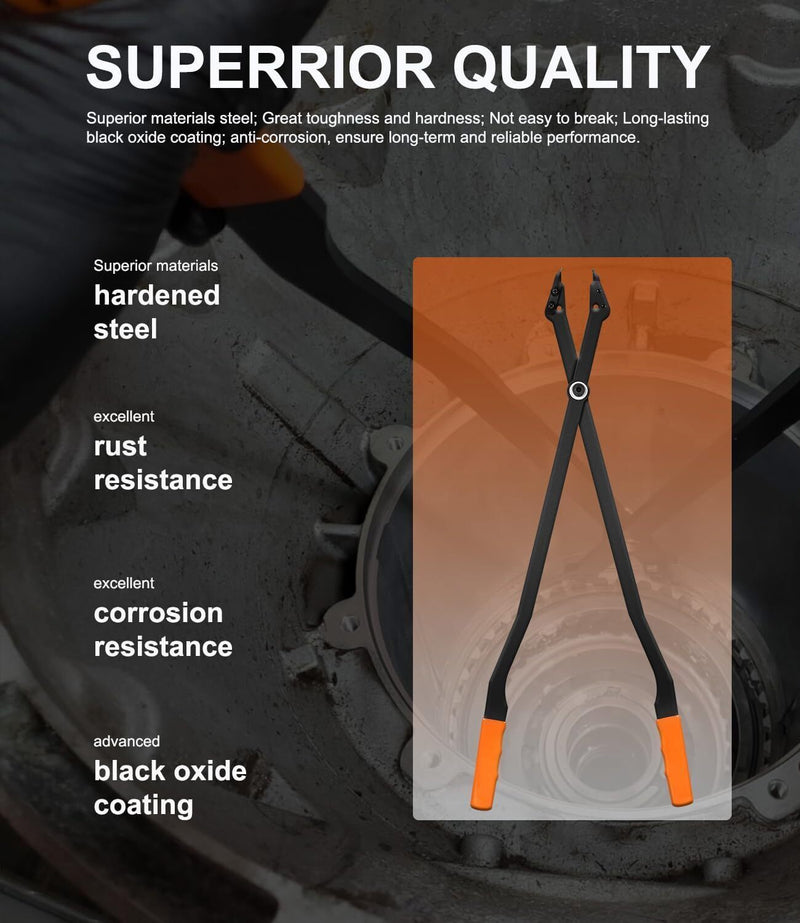 DURAFORCE 1489 26" Large Snap Ring Pliers Replace for Lang Tools GM 5L40 5L50 6L50 6L80