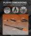 DURAFORCE 1489 26" Large Snap Ring Pliers Replace for Lang Tools GM 5L40 5L50 6L50 6L80