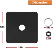 DURAFORCE 3/8" Impact Wrench Retaining Ring Clip with O-Ring (3Set) for Milwaukee Type
