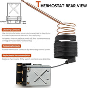 DURAFORCE PB010036 KKB-9-48 Bake/Broil Thermostat Fits Viking Ranges, Awoco, Stove Oven