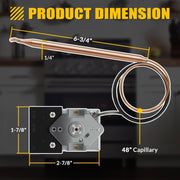DURAFORCE PB010036 KKB-9-48 Bake/Broil Thermostat Fits Viking Ranges, Awoco, Stove Oven