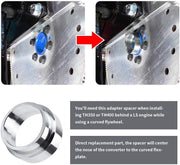 DURAFORCE Flexplate Adapter Spacer TH350 TH400 Conversion Flywheel For LS1 Engines 98-2004