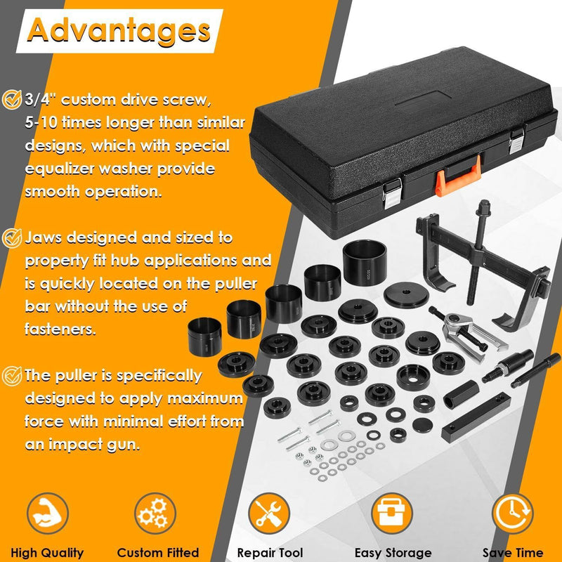 DURAFORCE 6575 Hub Grappler Kit for Vehicle Wheel Hub and Bearing Removal Installation