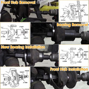 DURAFORCE 6575 Hub Grappler Kit for Vehicle Wheel Hub and Bearing Removal Installation