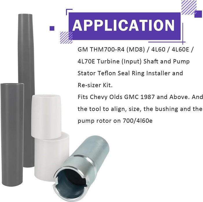 DURAFORCE For 700R4 4L60E Turbine Shaft Pump Stator Ring Tool & Pump Bushing Rotor Sizer