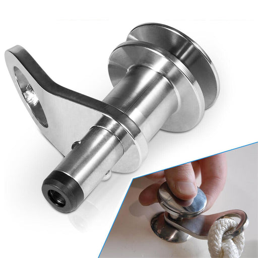 DURAFORCE Quick Release Boat Fender Holder Cleat Hook Stainless Steel Fit 3/8'' Receiver