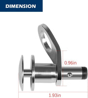 DURAFORCE Quick Release Boat Fender Holder Cleat Hook Stainless Steel Fit 3/8'' Receiver