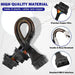 DURAFORCE 16 pin OBD2 OBD 2 OBDii Splitter Extension Cable Male Dual Female Y Cable