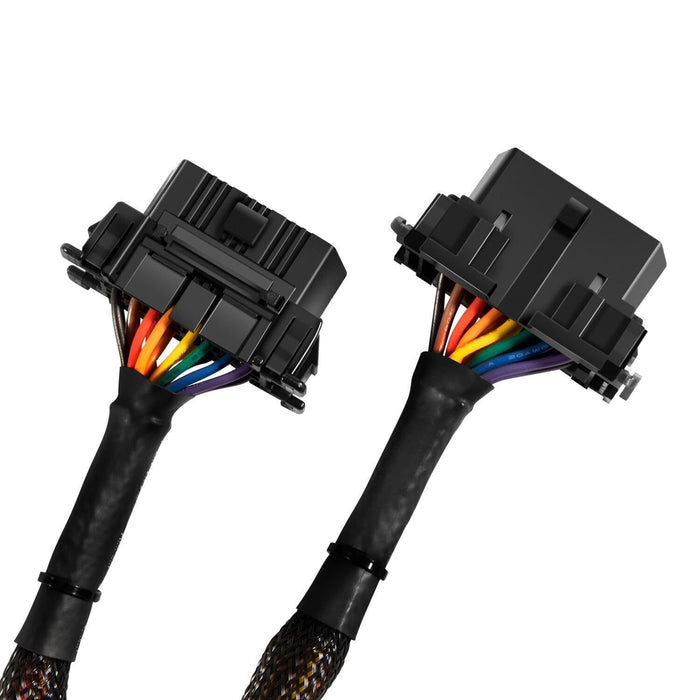 DURAFORCE 16 pin OBD2 OBD 2 OBDii Splitter Extension Cable Male Dual Female Y Cable