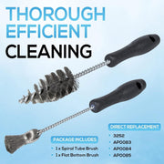 DURAFORCE Cylinder Injector Sleeve Cup/Seat/Bore Cleaning Brush Kit For CAT/Ford 7.3L 6.0L