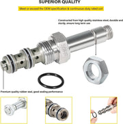 DURAFORCE SV08-30-0-N-00 Spool Valve 3-Way 4 GPM Solenoid Hydraulic Cartridge Valve