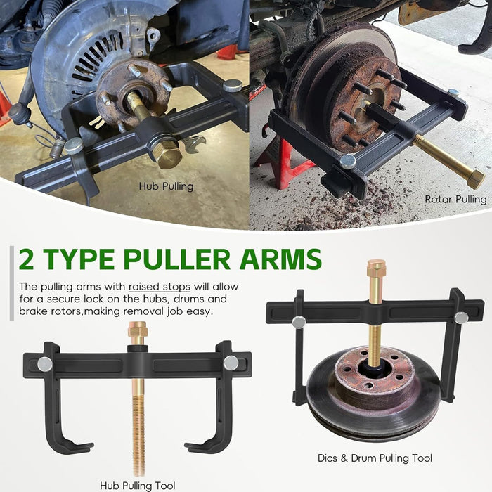 DURAFORCE 25106 Brake Drum And Rotor Puller, Wheel Hub Removal Tool With Impact Wrench