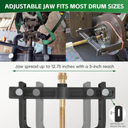 DURAFORCE 25106 Brake Drum And Rotor Puller, Wheel Hub Removal Tool With Impact Wrench