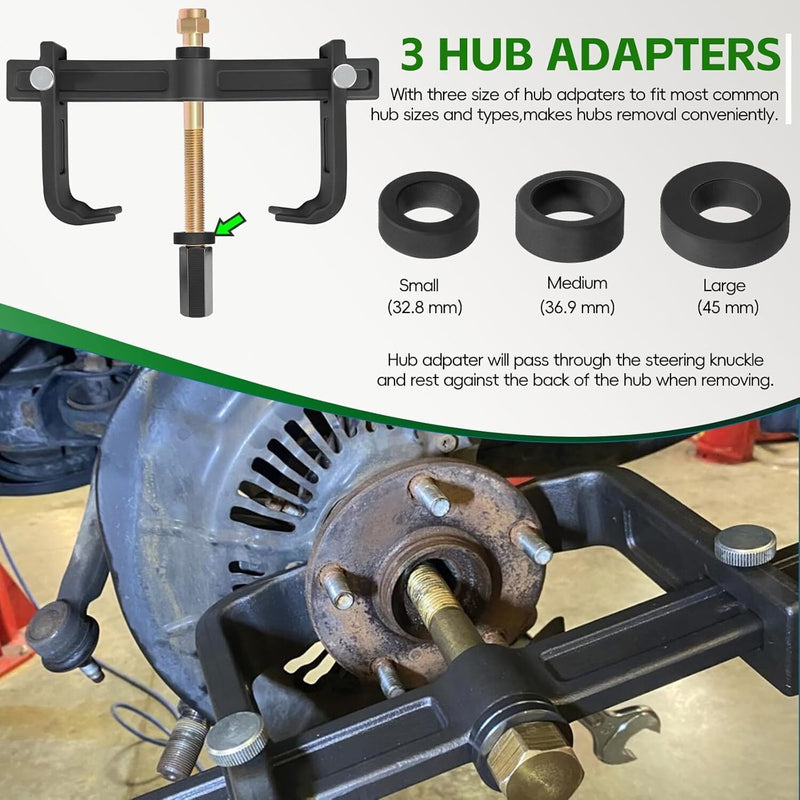 DURAFORCE 25106 Brake Drum And Rotor Puller, Wheel Hub Removal Tool With Impact Wrench