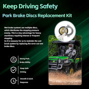 DURAFORCE AM148465 Wet Brake Disk Kit for John Deere Gator XUV 625 825 835 855 865 Vehicle