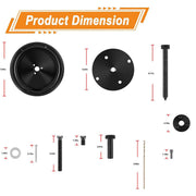 DURAFORCE For Cummins L10 L10G M11 ISM Rear Crankshaft Oil Seal Remove Install Tool ST-221