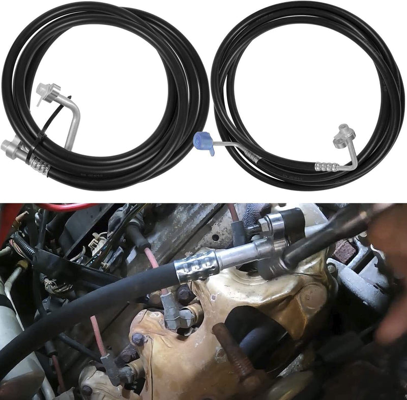 DURAFORCE Rear A/C Line Kit for 2000-2006 Suburban,Yukon XL Rear Auxiliary AC Hose Set