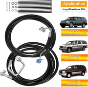 DURAFORCE Rear A/C Line Kit for 2000-2006 Suburban,Yukon XL Rear Auxiliary AC Hose Set