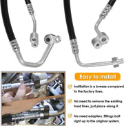 DURAFORCE Rear A/C Line Kit for 2000-2006 Suburban,Yukon XL Rear Auxiliary AC Hose Set