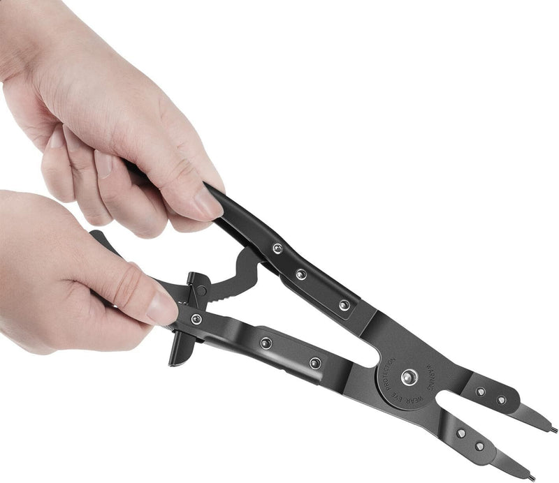 DURAFORCE 38700 Spindle Snap Ring Pliers 12in for Ford Super Duty Pickups 2007 and Newer