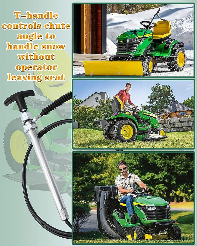 DURAFORCE Spout Control Input Cable Replaces AM134404 for John Deere Chute Deflector Cable