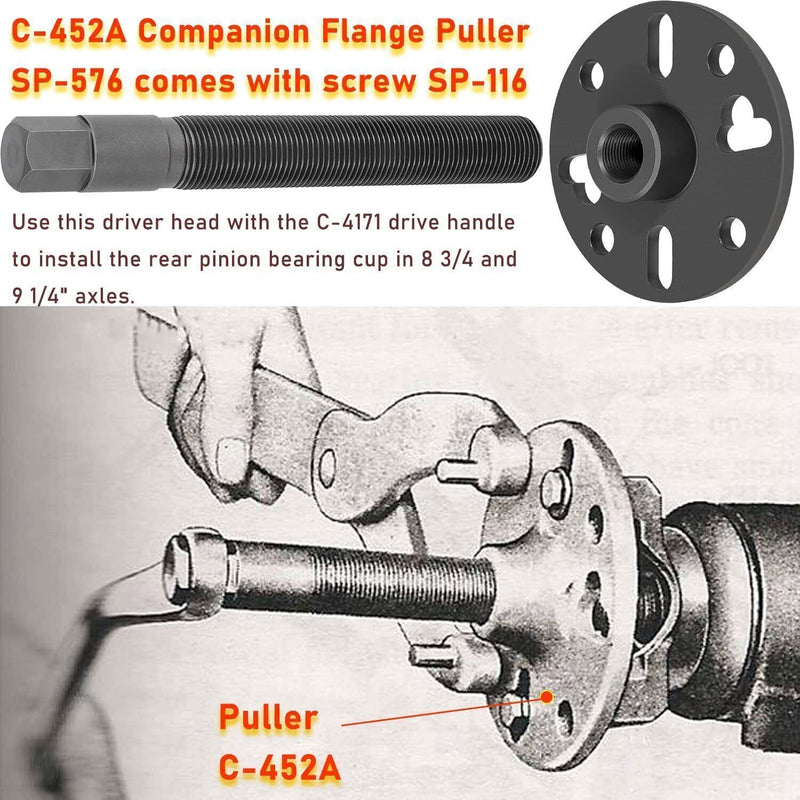 DURAFORCE Companion Flange Puller Hub/Yoke Removal Specialty Tool for Miller C-452 SP-575