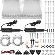 DURAFORCE Marine 9"X12" Standard Mount Trim Tab Kit 12V W/ Double Rocker Switch 15101-104