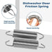 DURAFORCE 2 PACK 154579101 Dishwasher Door Spring for Frigidaire & Electrolux PS1524996