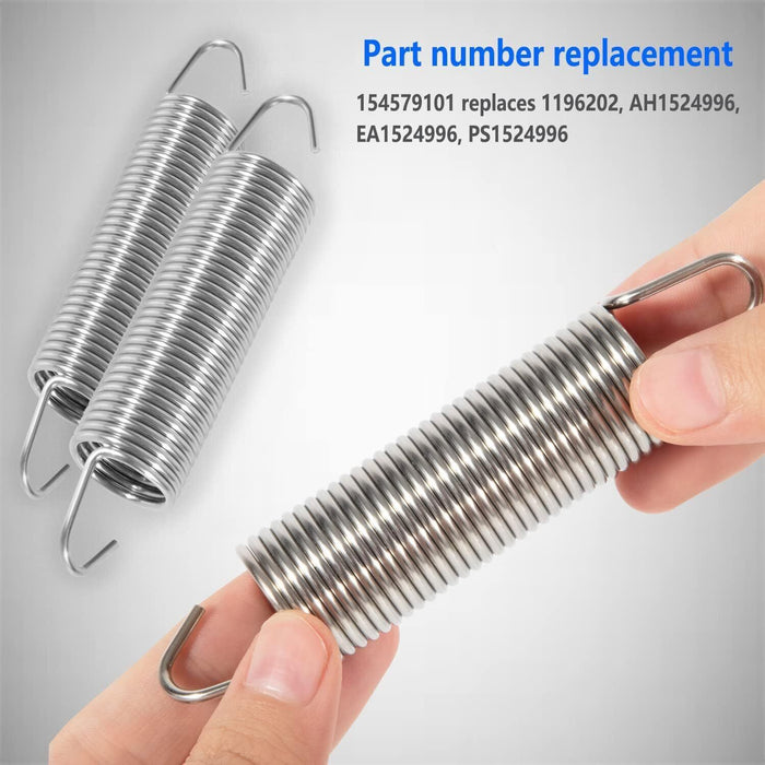 DURAFORCE 2 PACK 154579101 Dishwasher Door Spring for Frigidaire & Electrolux PS1524996