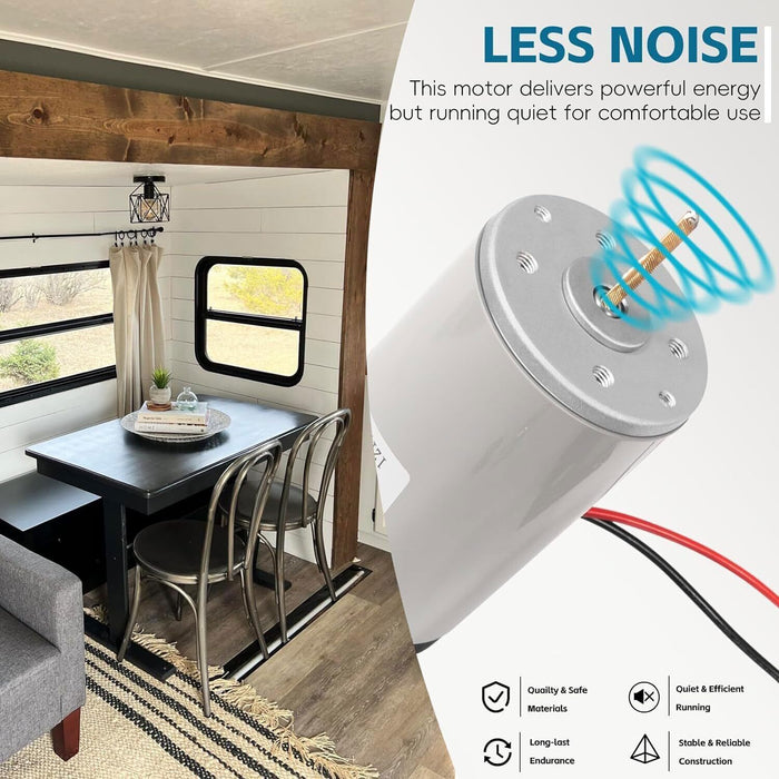 DURAFORCE 225008 RV Slide Out Motor & Gear Housing for BAL Accu-Slide Cable Slide Out Syst