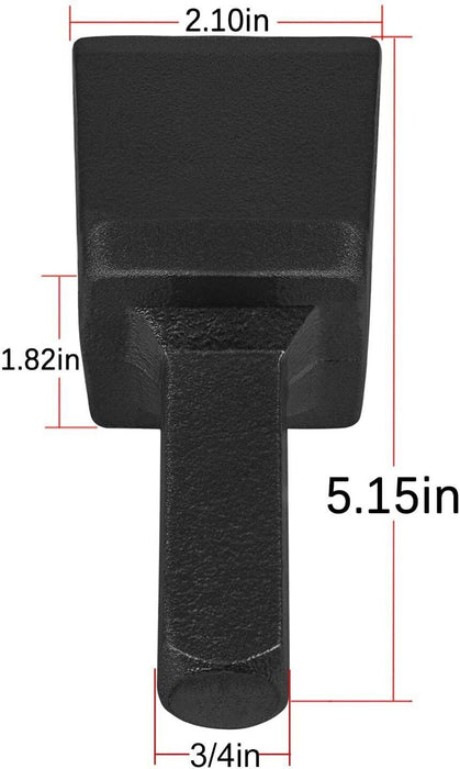 DURAFORCE Blacksmith Hot Cut Anvil Vise Forge Hardie Shank Cutter Tool Hardy Hole 3/4 Inch