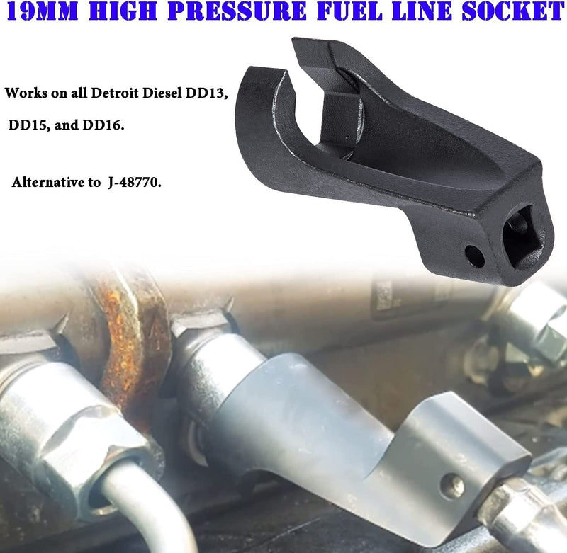 DURAFORCE DD13 DD15 DD16 Engine Camshaft Timing Tool TDC Locating Pin Fuel line Socket