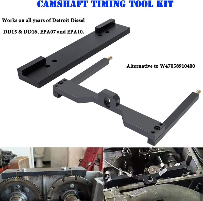 DURAFORCE DD13 DD15 DD16 Engine Camshaft Timing Tool TDC Locating Pin Fuel line Socket