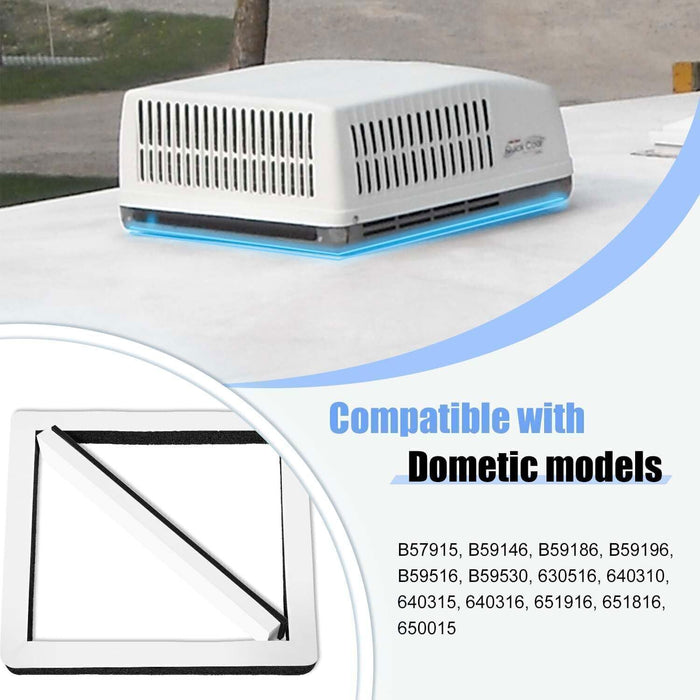 DURAFORCE 25071 14 Inch x 14 Inch Universal RV Camper Roof Air Conditioner A/C Gasket Kit