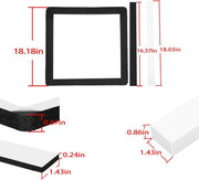 DURAFORCE 25071 14 Inch x 14 Inch Universal RV Camper Roof Air Conditioner A/C Gasket Kit