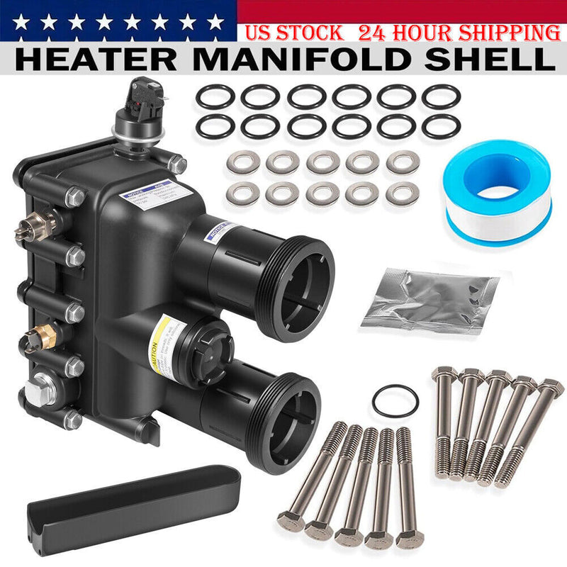 DURAFORCE 77707-0016 Manifold Replacement Kit Pool and Spa Heater